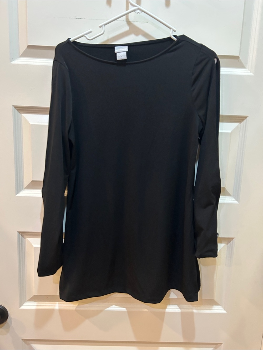 Chico's Black Long-Sleeve Top
